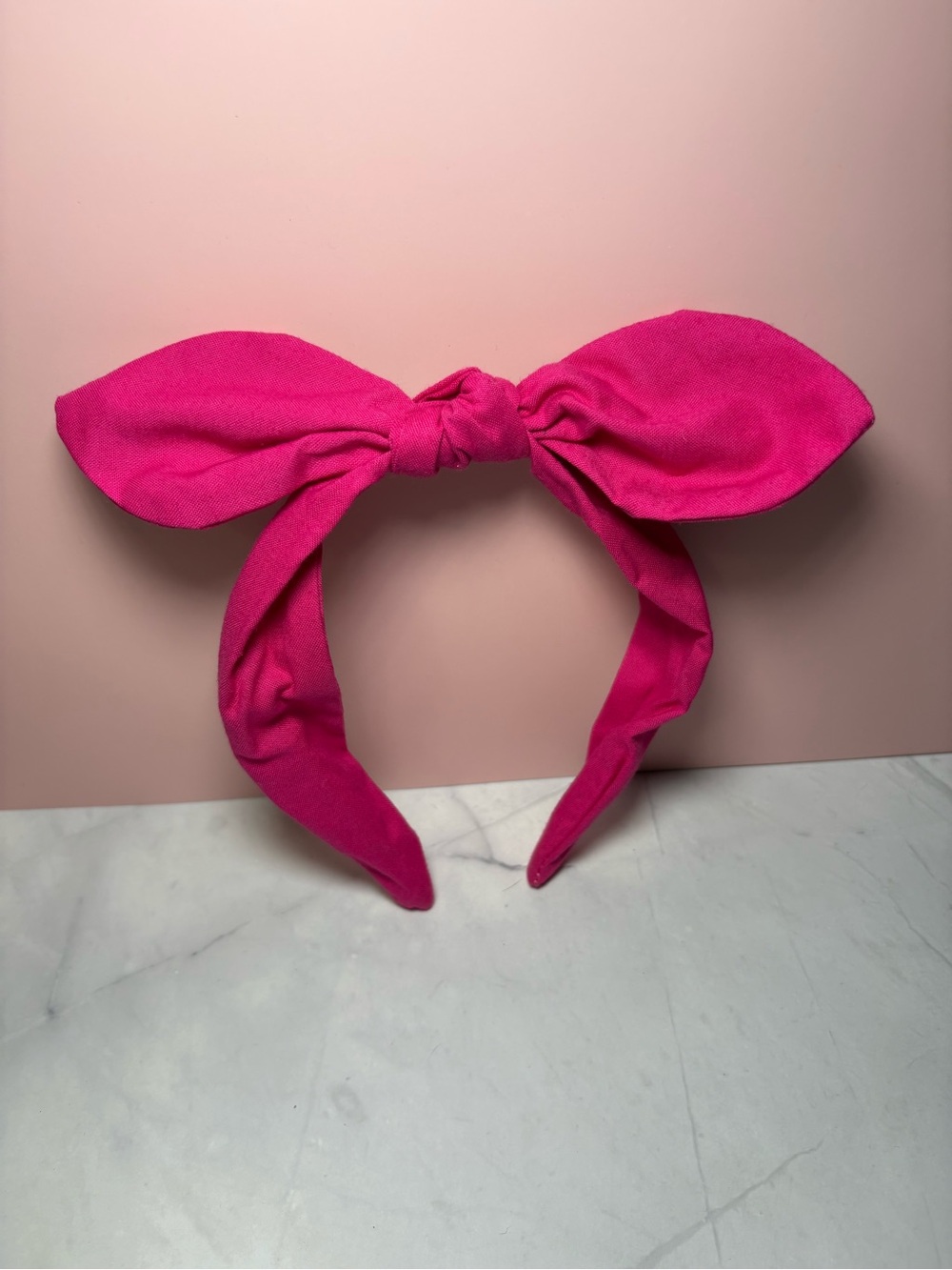 🩷 Hot Pink Bow Headband